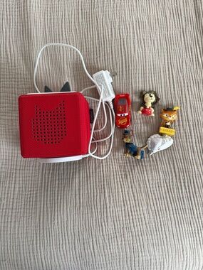 Toniebox Red Audio Player for Kids - Red